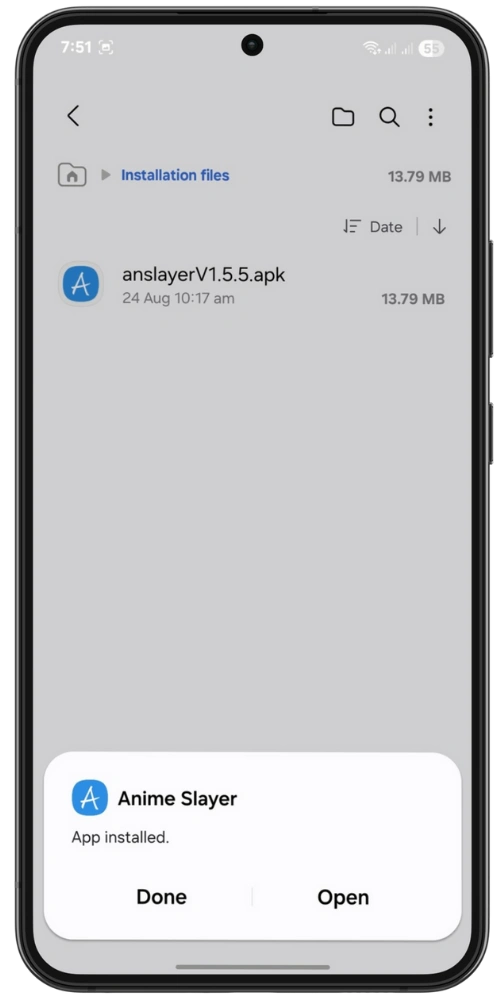 6. Open the APP