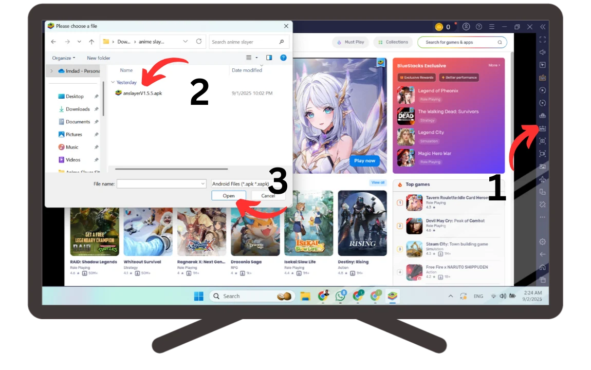 Install Anime Slayer APK on PC Install Anime Slayer APK on PC